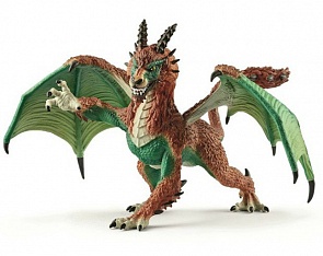 Фигурка - Дракон Браконьер, размер 23 х 18 х 17 см. (Schleich, 70560k)